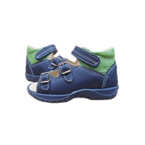 Sötétkék-zöld fiú szandál (22-es)